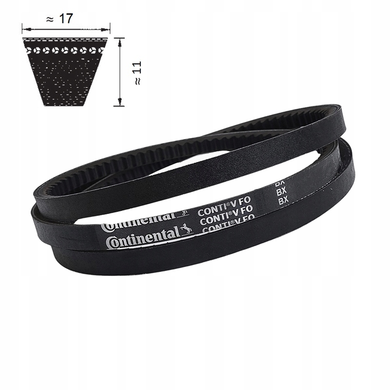 Ozubený klinový remeň BX 2433 Lp CONTINENTAL 17x2433 (BX94)